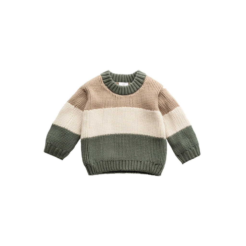 Snuggle Bear Cable Knit Sweater