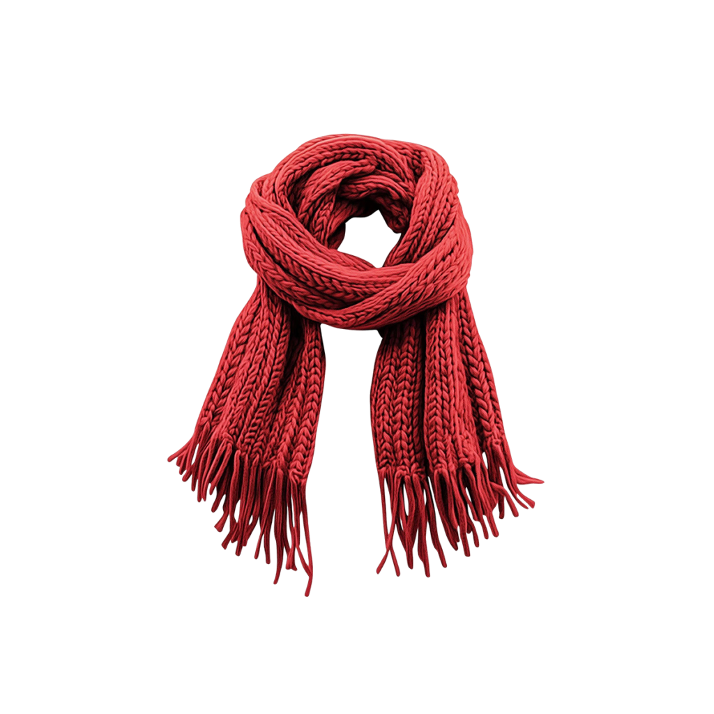 Winter Fox Knit Scarf