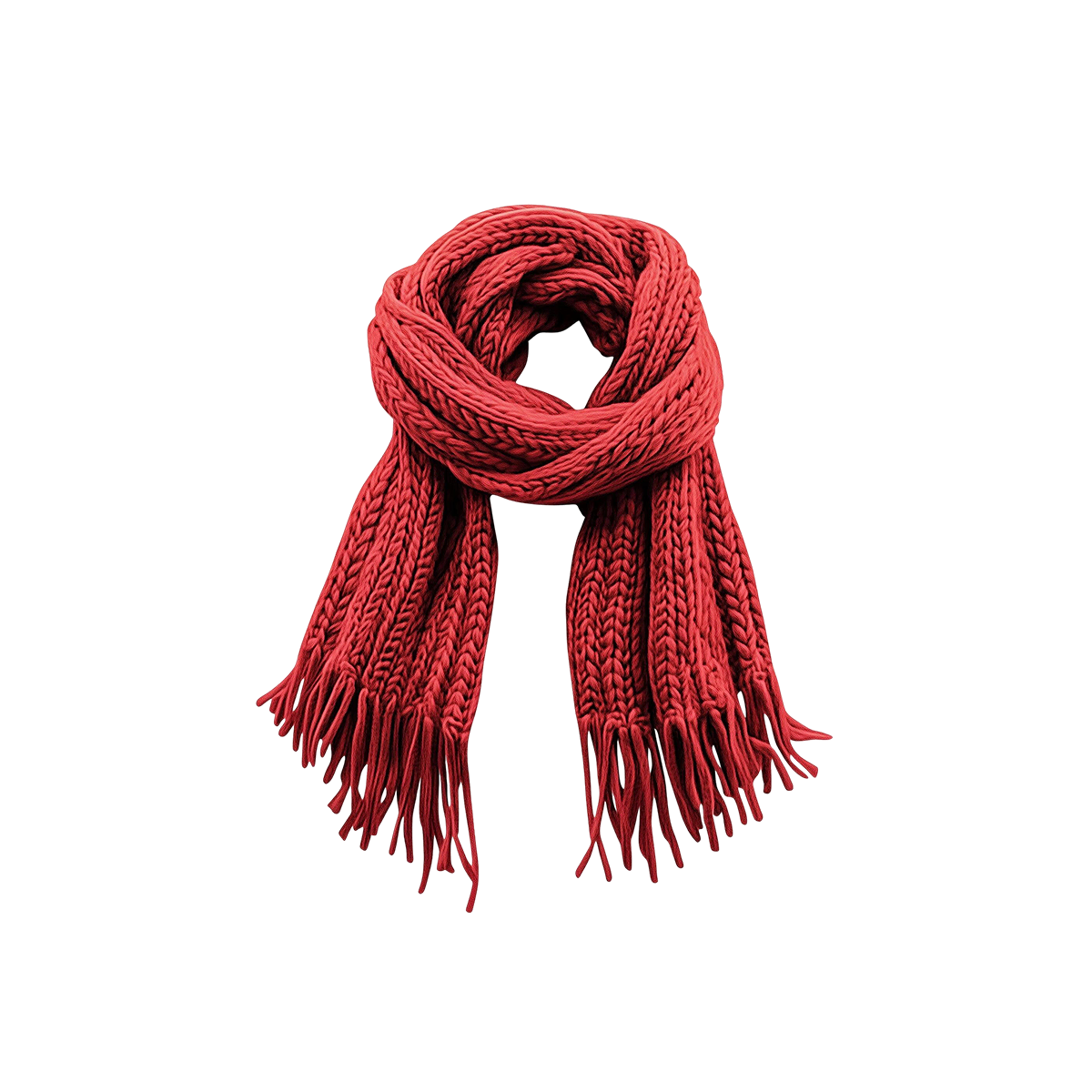 Winter Fox Knit Scarf