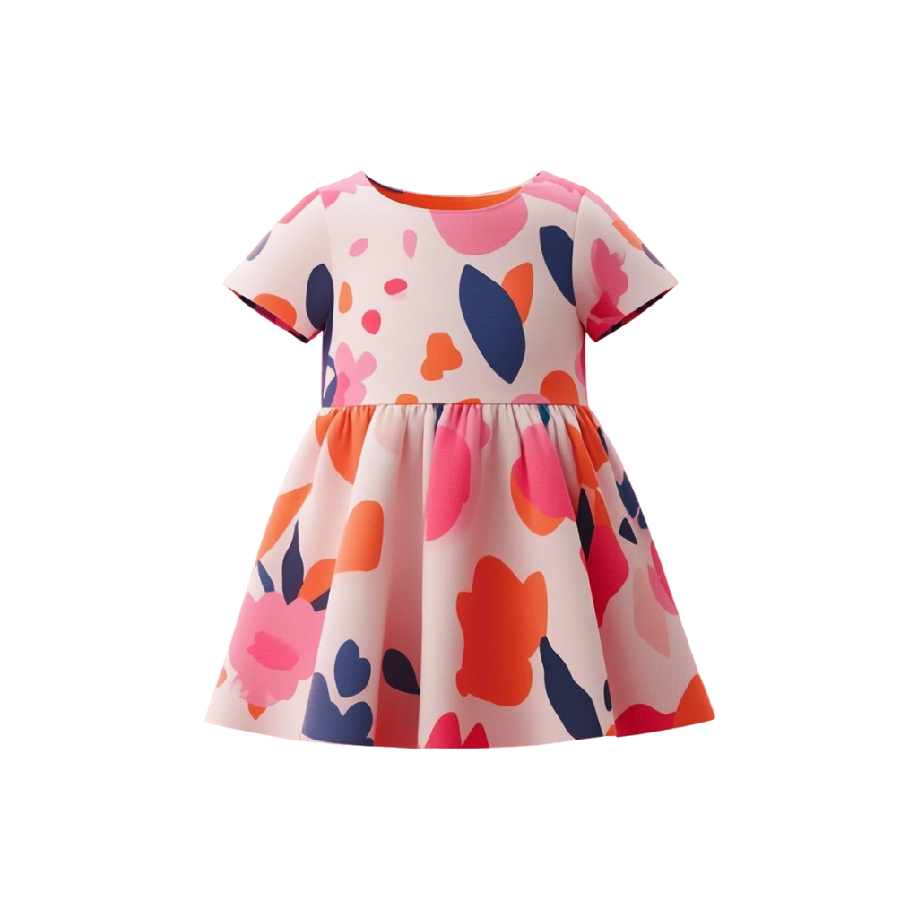 Berry Ruffle Sleeve Party Dress